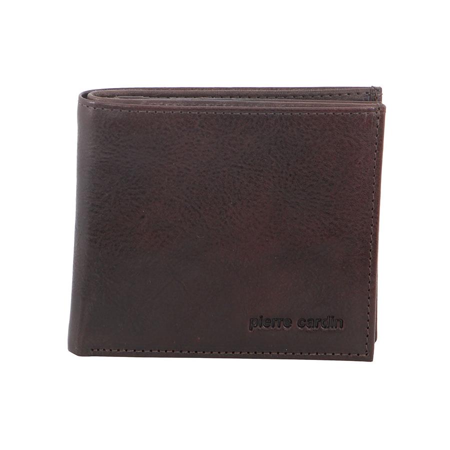 Pierre Cardin Hugo Men's Italian Leather RFID Wallet Chocolate Chocolate