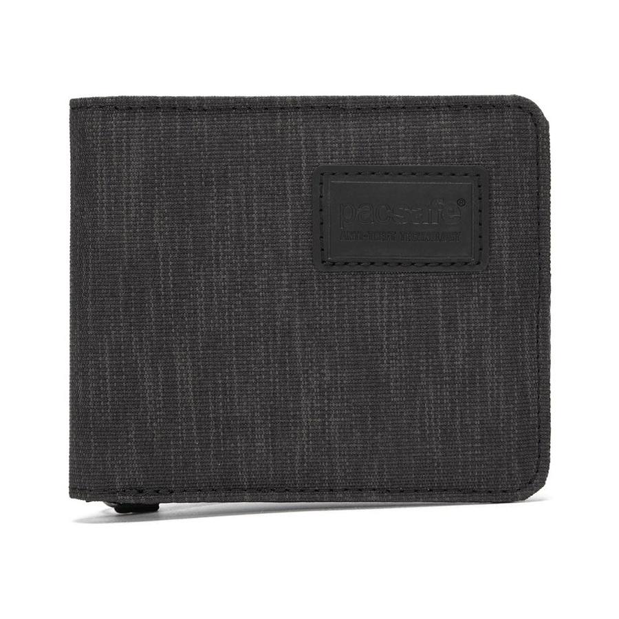 Pacsafe RFID Blocking Bifold Wallet Carbon Carbon