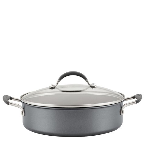 Circulon ScratchDefense A1 28cm (4.7L) Covered Sauteuse Black
