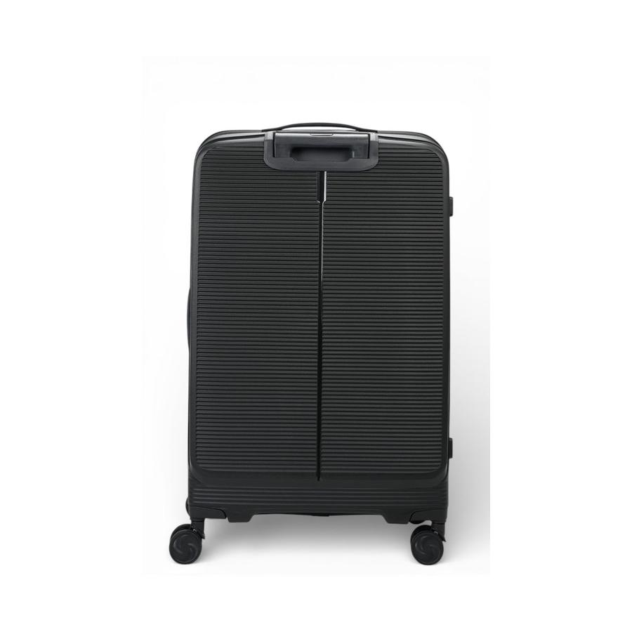 Caselite Venture 57cm & 76cm Top Open Hardside Luggage Set Black Black