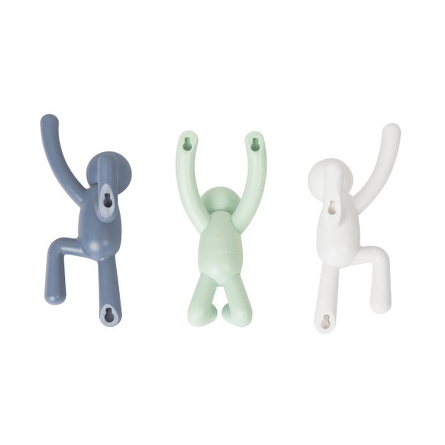 Umbra Buddy Wall Hooks (Set of 3) Pastel Pastel