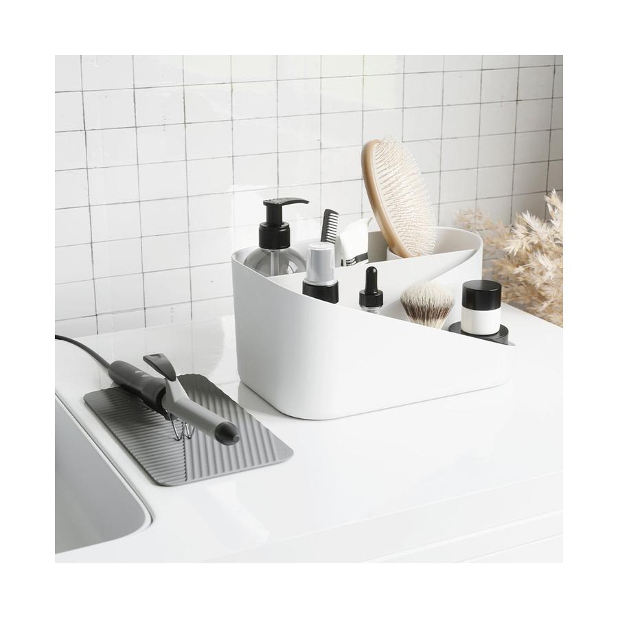 Umbra Glam Hair Tool Organiser White/Charcoal White/Charcoal