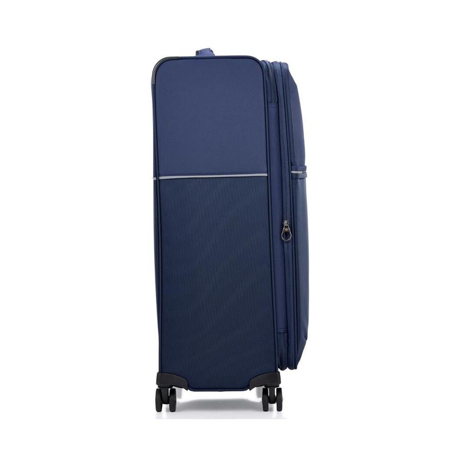 Samsonite 73H 78cm Softside Checked Suitcase Navy Navy