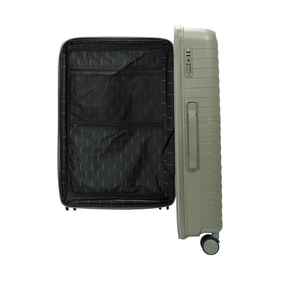 Caselite Summit 56cm, 65cm & 75cm Hardside Luggage Set Moss Moss