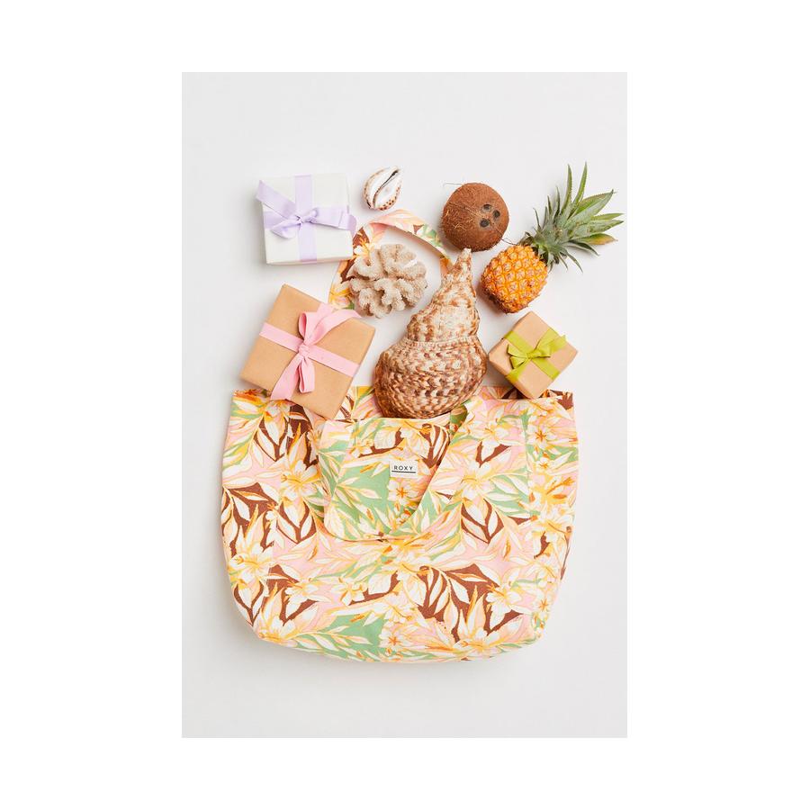 Roxy Women's Anti Bad Vibes Tote Bag Quiet Green Coast Quiet Green Coast