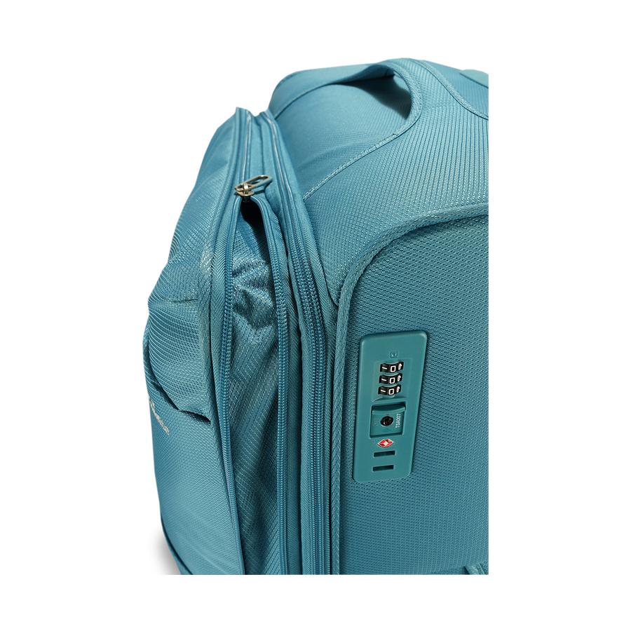 Caselite Ultra 69cm Softside Checked Suitcase Teal Teal