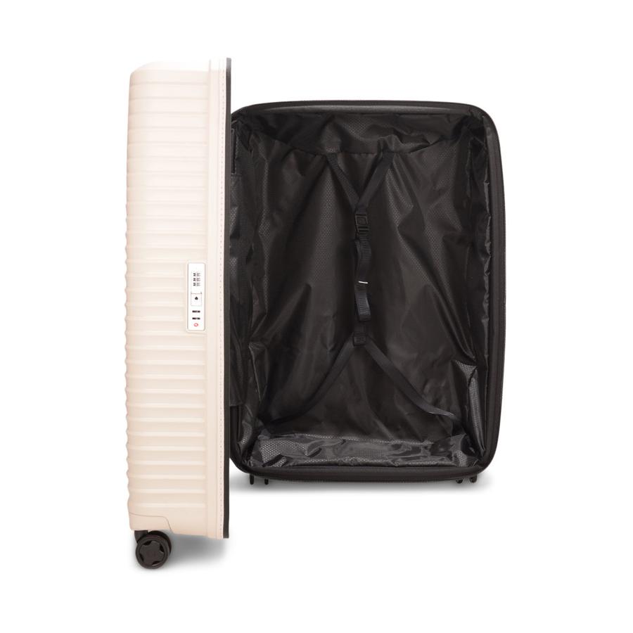 Samsonite Upscape 81cm Hardside Checked Suitcase Vanilla Vanilla