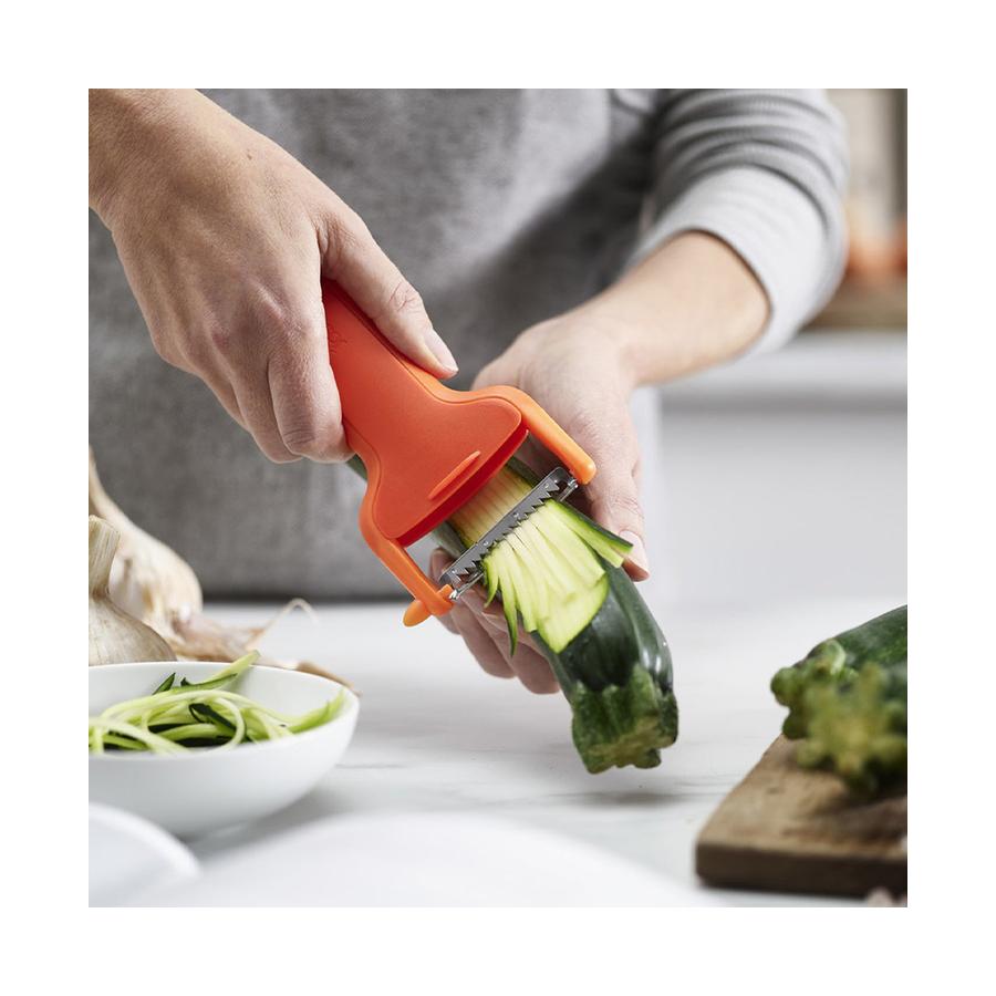 Joseph Joseph SafeStore Julienne Peeler Orange Orange