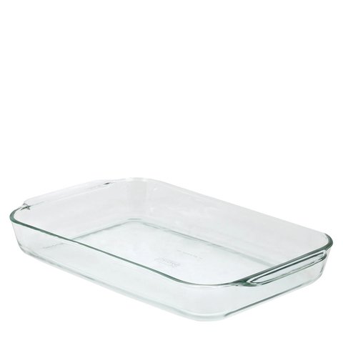 Pyrex Basics 4.5L Oblong Baking Dish Clear