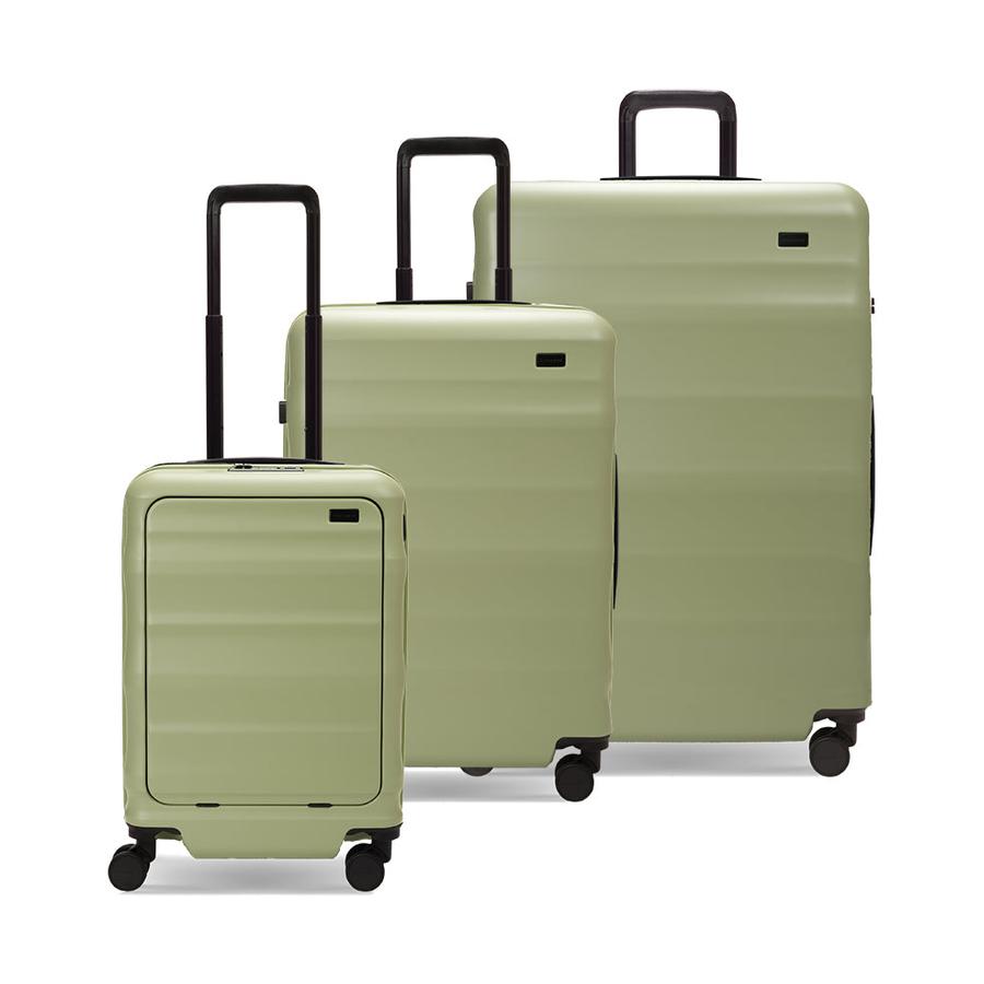 Explorer Luna-Air 55cm Front Access, 63cm & 74cm Hardside Luggage Set Sage Sage