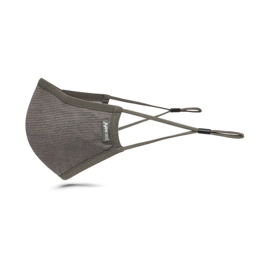 Pacsafe Protective & Reusable Silver Ion Face Mask Grey Large