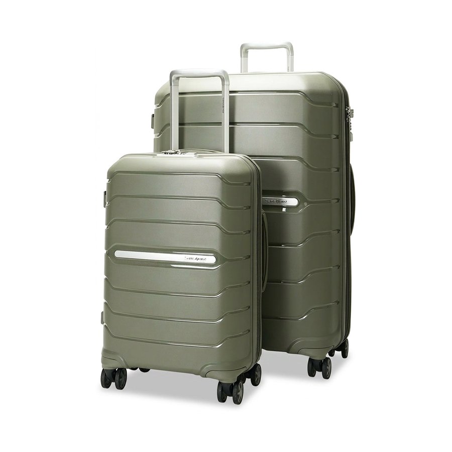 Samsonite Oc2lite 55cm & 75cm Hardside Luggage Set Olive Green Olive Green