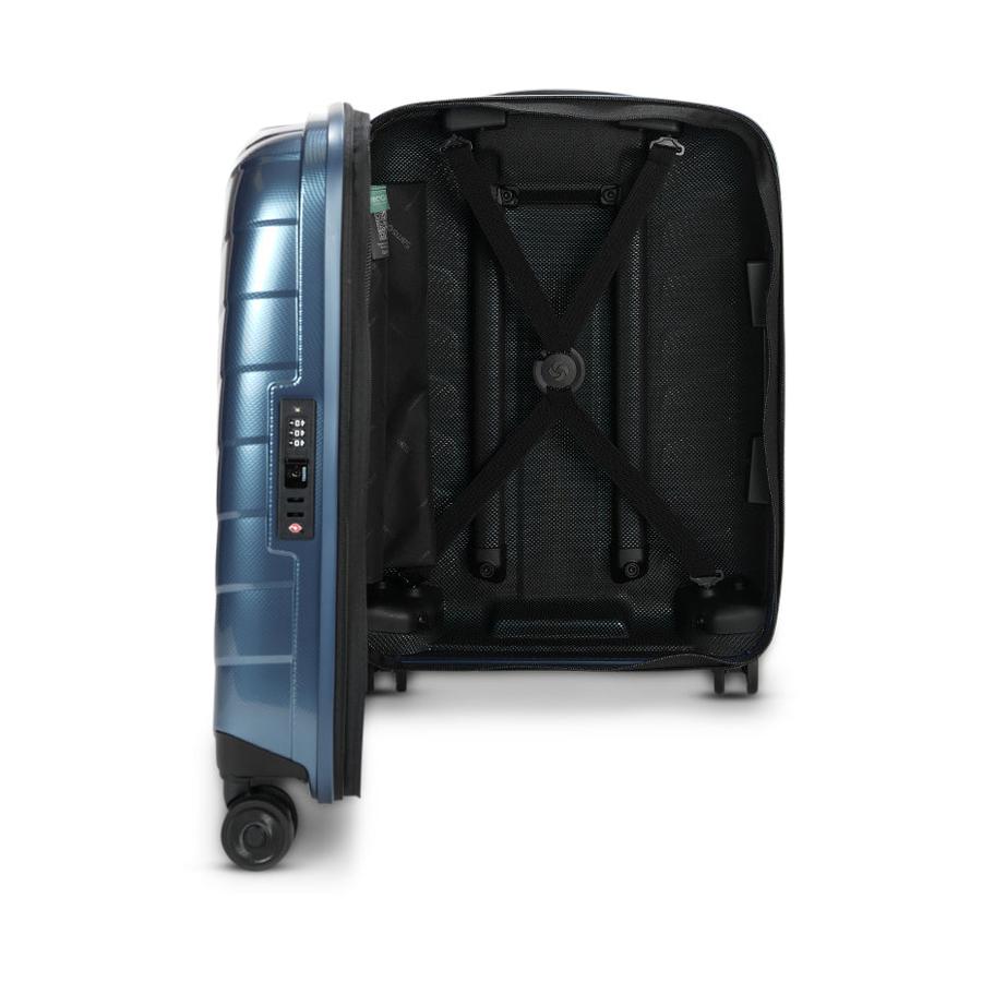 Samsonite Attrix 55cm Hardside Carry-On Suitcase Steel Blue Steel Blue