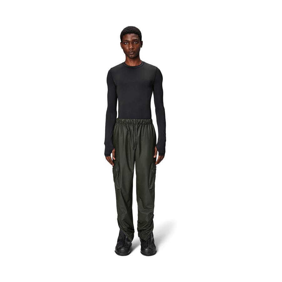 Rains Cargo Rain Pants Regular Green M