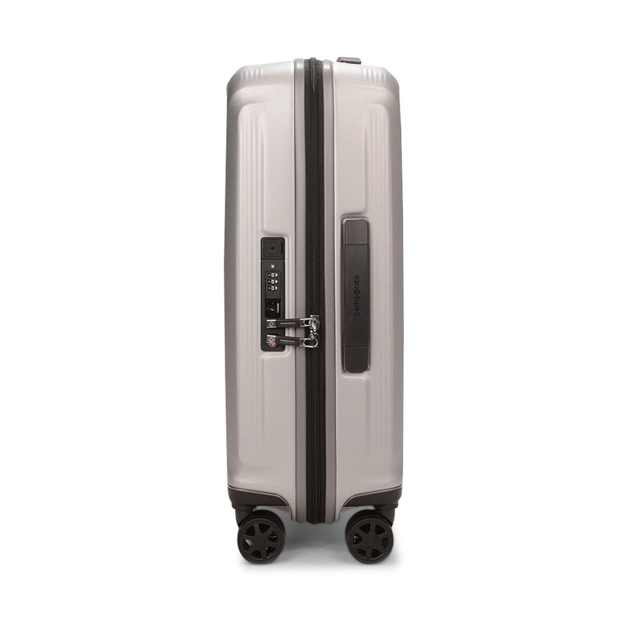 Samsonite Nuon 55cm Hardside USB Carry-On Suitcase Matte Silver Matte Silver