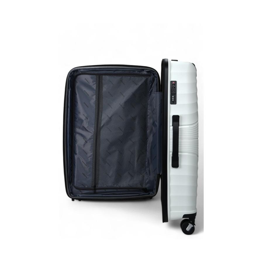 Nomad Aspire 75cm Hardside Checked Suitcase White White