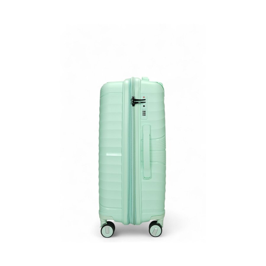 Nomad Aspire 65cm Hardside Checked Suitcase Mint Mint