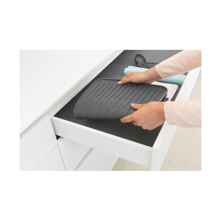 Brabantia Silicone Dish Drying Mat Dark Grey Dark Grey
