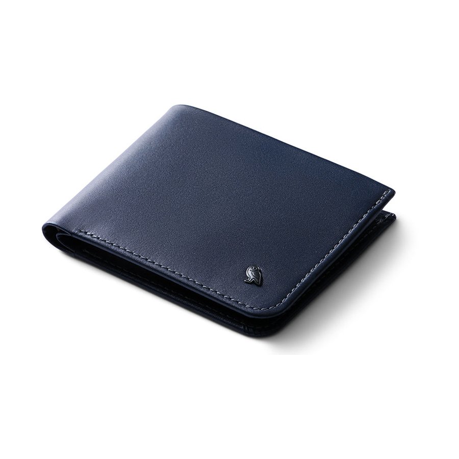 Bellroy RFID Hide & Seek HI Leather Wallet Navy Navy