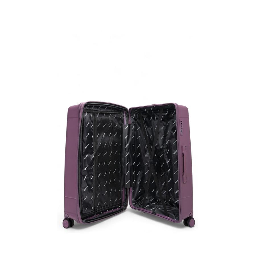 Nomad Quest 75cm Hardside Checked Suitcase Purple Purple