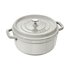 Staub 24cm (3.8L) Round Cocotte White Truffle