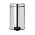 Brabantia NewIcon Pedal Bin (20L) Brilliant Steel