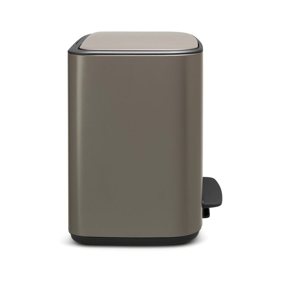 Brabantia Bo Pedal Bin (11 + 23L) Platinum Platinum