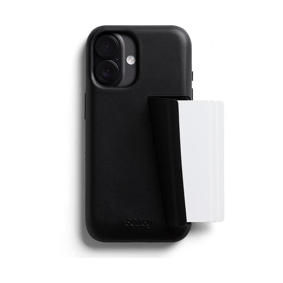 Bellroy iPhone 17 Phone Case - 3 Card Black Black