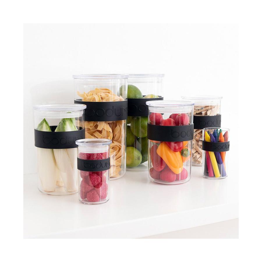 Bodum Presso 12 Piece Storage Container Set Black Black