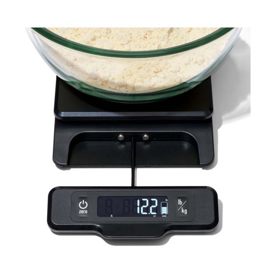 OXO Good Grips Food Scale with Pull-Out Display Black Black