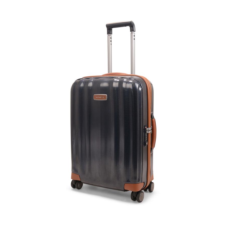 Samsonite Lite-Cube DLX 55cm CURV Carry-On Spinner Suitcase Midnight Blue Midnight Blue