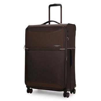 Samsonite 73H 71cm Softside Checked Suitcase Platinum Grey