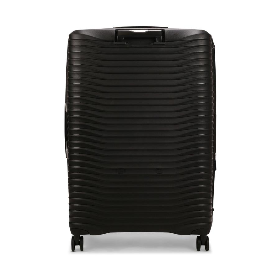 Samsonite Upscape 81cm Hardside Checked Suitcase Black Black