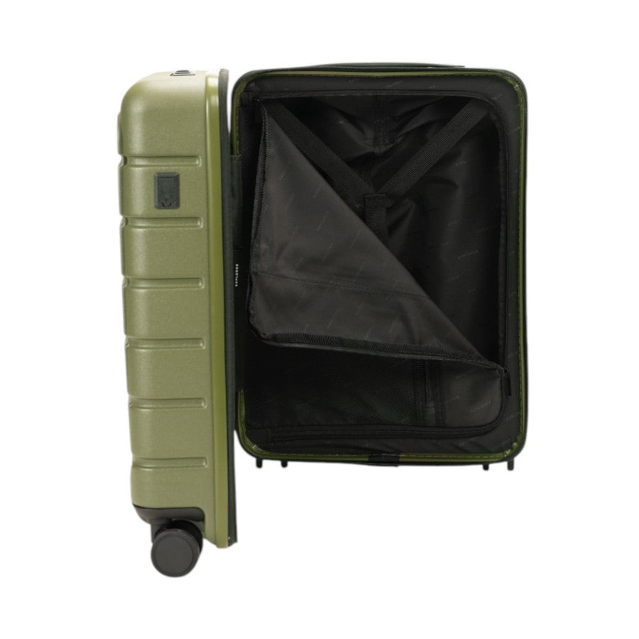 Explorer Arlo Pro 52cm Front Access Hardside Carry-On Suitcase Evergreen Evergreen