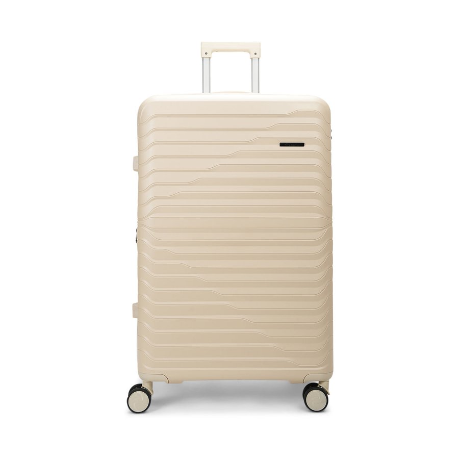 Caselite Summit 56cm, 65cm & 75cm Hardside Luggage Set Beige Beige