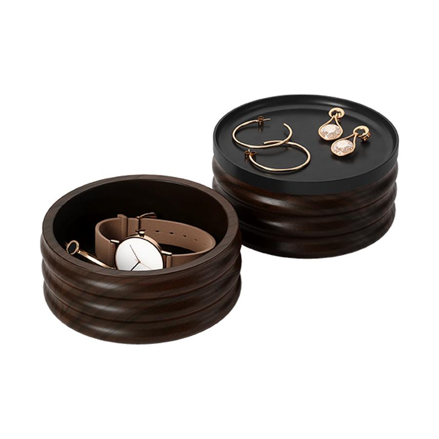 Umbra Tesora Wood Jewellery Box Black/Walnut Black/Walnut