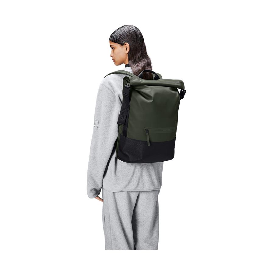 Rains Trail Rolltop Backpack Green Green