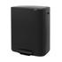 Brabantia Bo Pedal Bin (2 x 30L) Matte Black