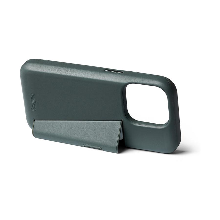 Bellroy iPhone 15 Pro Max Phone Case - 3 Card (With Button Add-On) Evergreen Evergreen