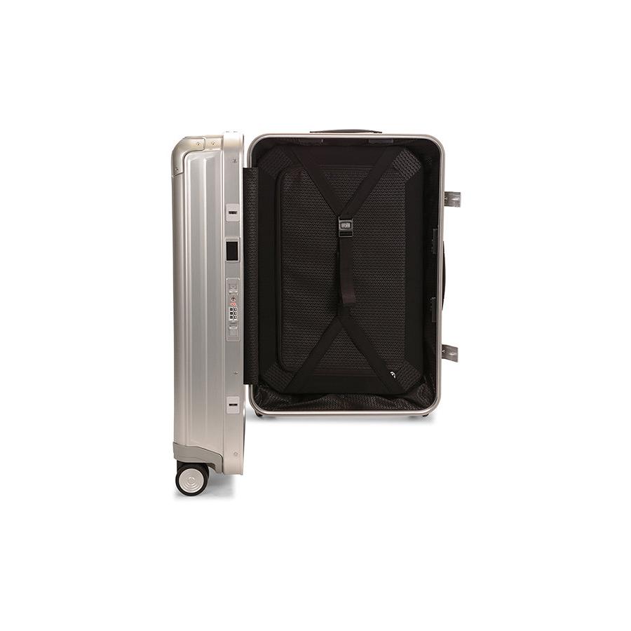 Samsonite Lite-Box ALU 69cm Hardside Checked Suitcase Aluminium Aluminium