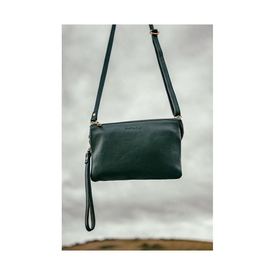 Duffle&Co Sienna Single Crossbody Bag Forest Forest
