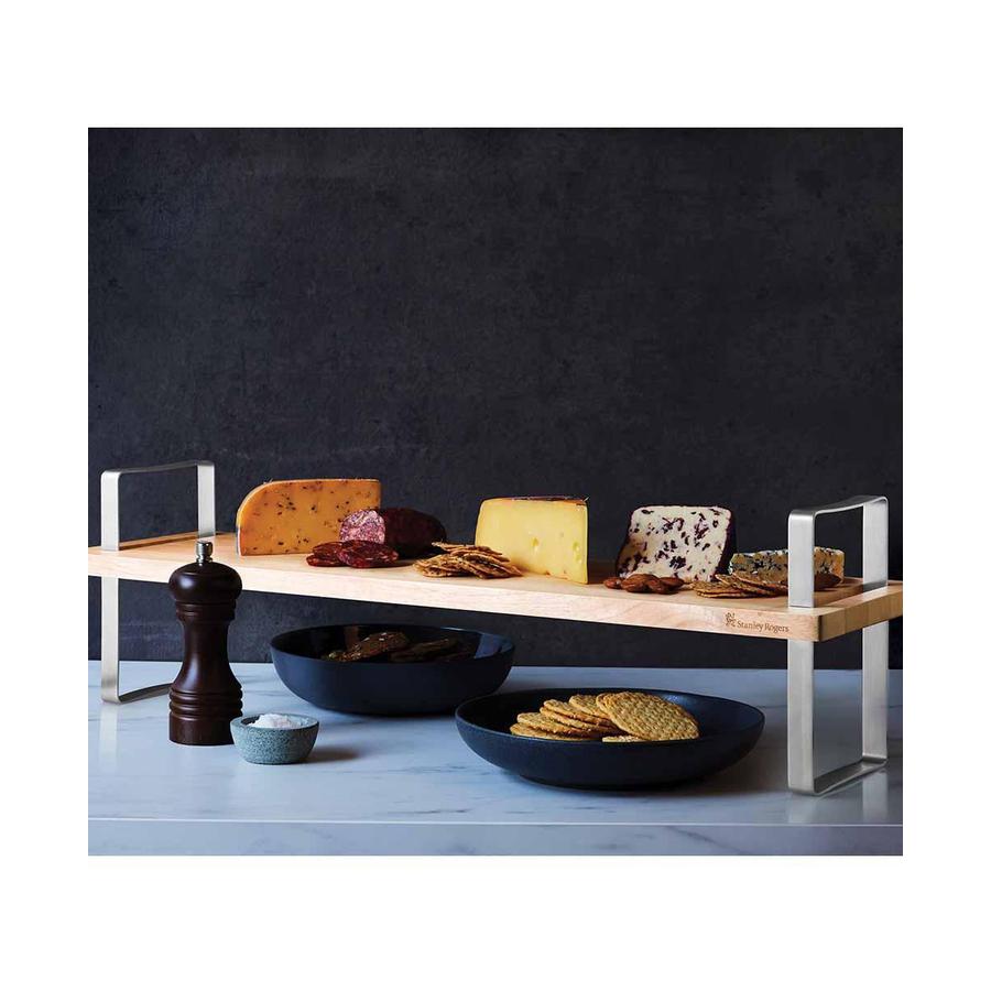 Stanley Rogers Large Multi Height Serving Board Wood Wood