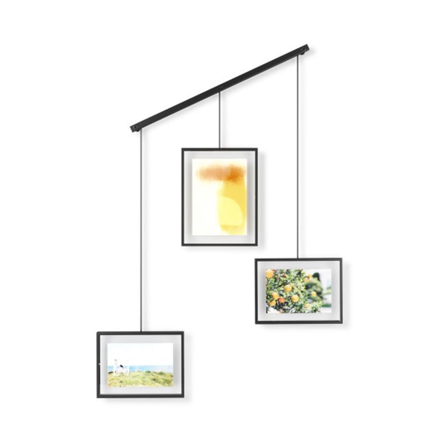 Umbra Exhibit Wall Picture Frames (Set of 3) Black Black