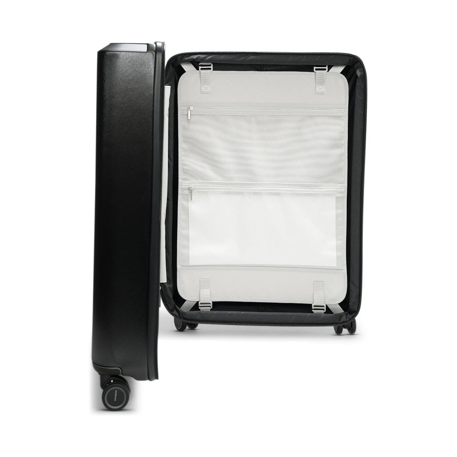 Samsonite Evoa Z 75cm Hardside Checked Suitcase Black Black