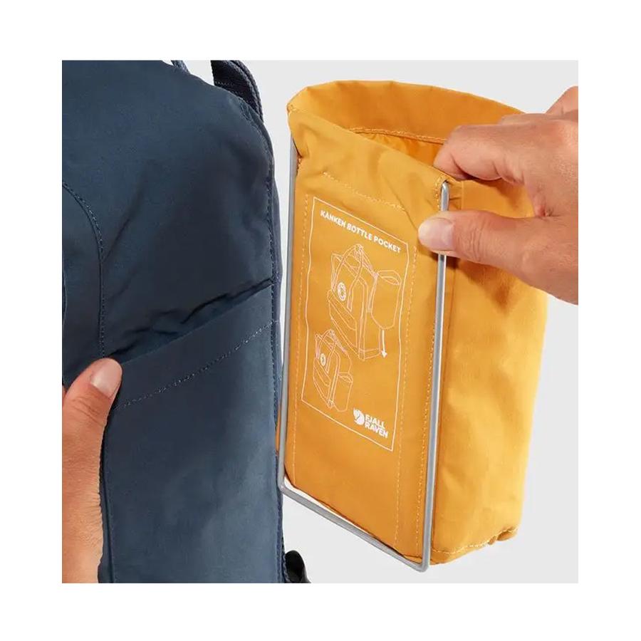 Fjallraven Kanken Bottle Pocket Black Black