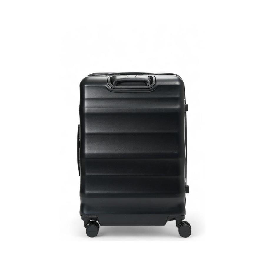 Luna-Air Medium Checked Suitcase Black