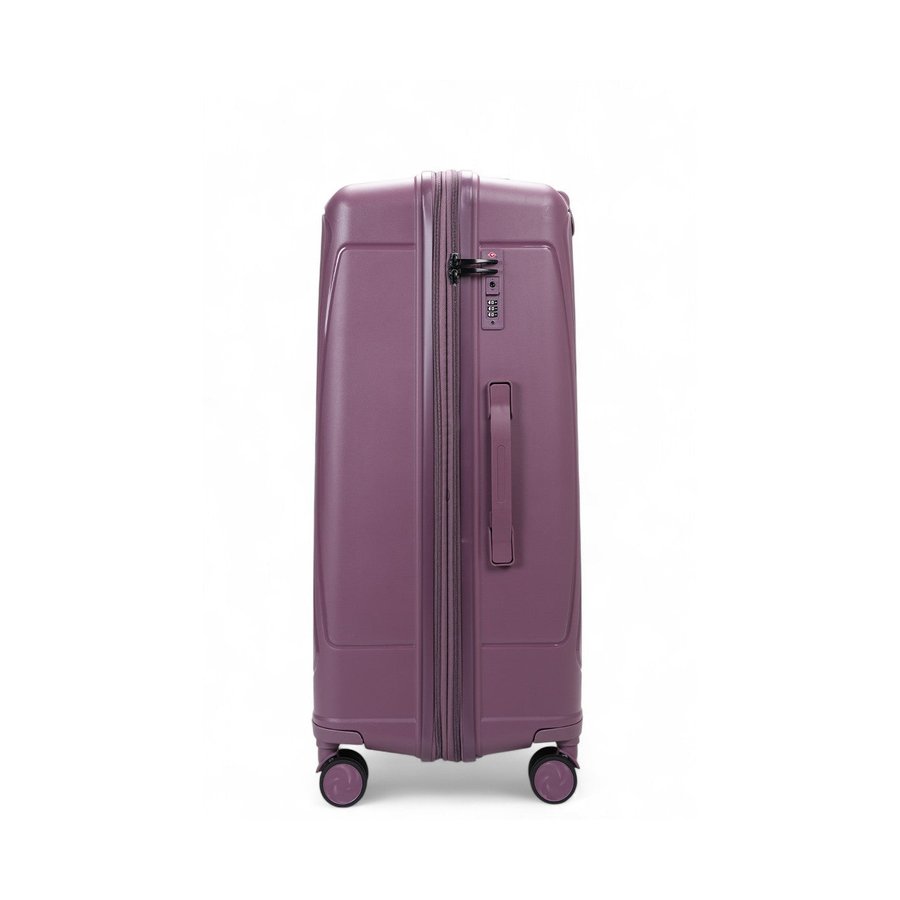 Nomad Quest 75cm Hardside Checked Suitcase Purple Purple