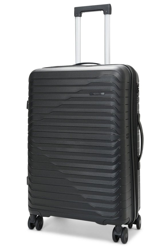 Caselite Summit 65cm Hardside Checked Suitcase Black