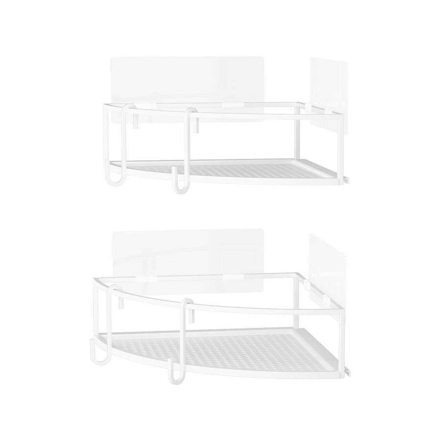 Umbra Cubiko Corner Bins (Set of 2) White White