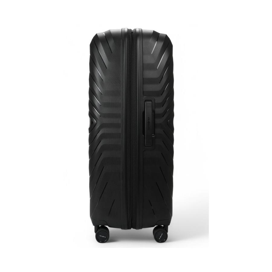 Samsonite Octolite Neo 81cm Hardside Checked Suitcase Black Black